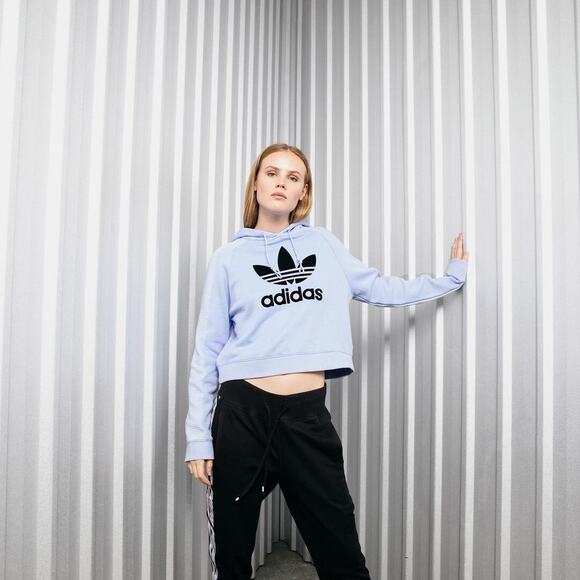 Addidas cropped hoodie, Size S - Picture 5 of 6